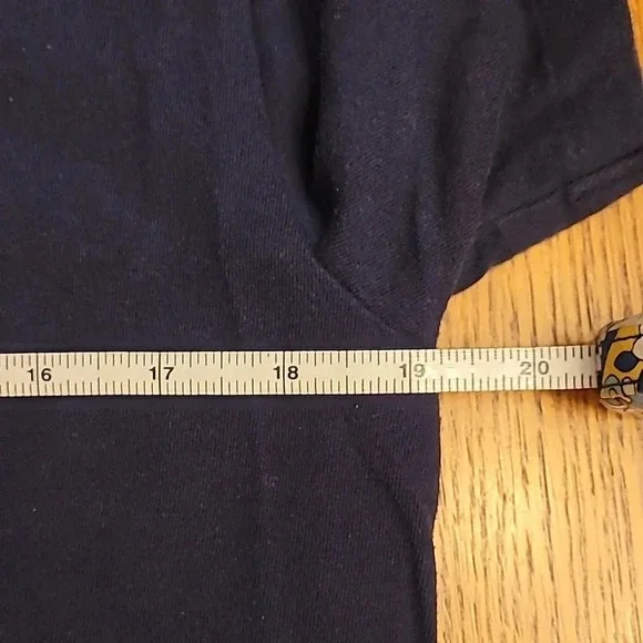 Polo by Ralph Lauren vintage 90s y2k embroidered boys XL 18/20 Navy and gold tee - Picture 9 of 9